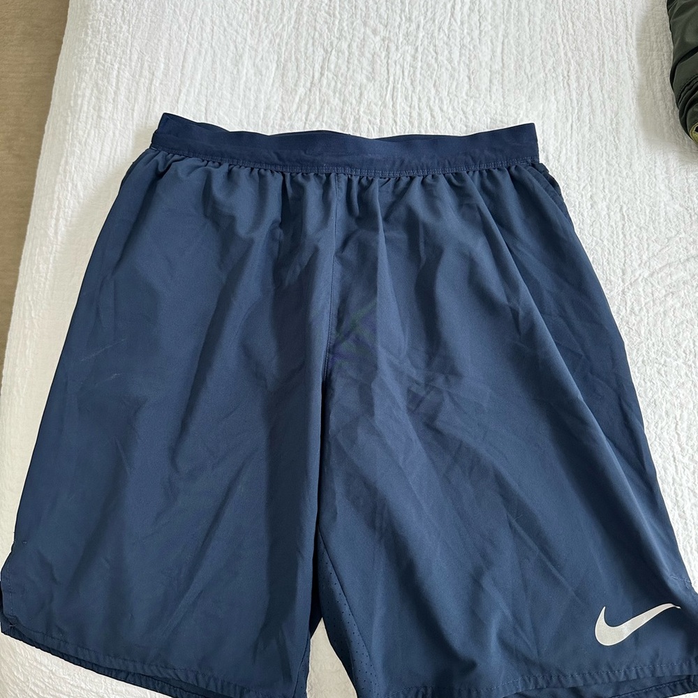 Nike Men's Navy Blue Shorts (9” Inseam)